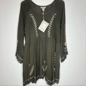 NWT World Market Roxann Tunic Embroidery Sz L/XL